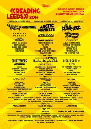 Reading and Leeds poster