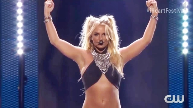 britney spears at iHeartRadio Music Festival