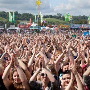 music festival crowd