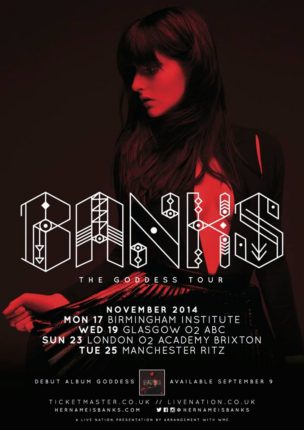 BANKS UK tour