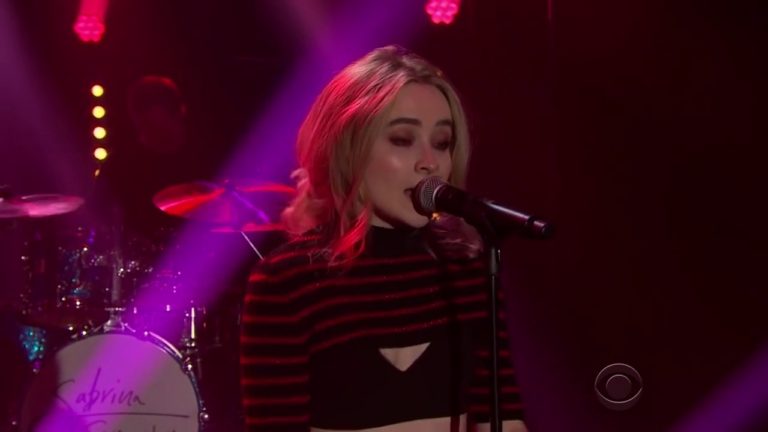 Sabrina Carpenter Blesses “The Late Late Show With James Corden” With A ...