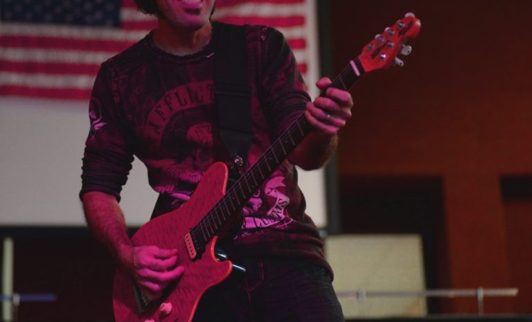 Guitar Pedal and Guitar Amplifier